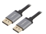 Cablu DisplayPort 1.2, 2m, mufă din ambele părţi, LOGILINK
