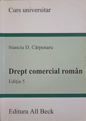 DREPT COMERCIAL ROMAN-STANCIU D. CARPENARU foto