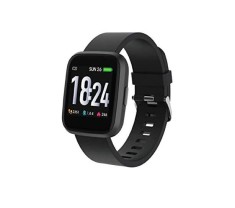 Smartwatch Tesmed Fit 2.0, 1.4 inch, impermeabil, negru - SECOND