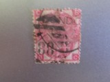TIMBRU MAREA BRITANIE 1862 REGINA VICTORIA STAMPILAT 3D ROZ=350