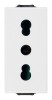 Priza standard italian 1M 16A Vimar Neve alb 09203