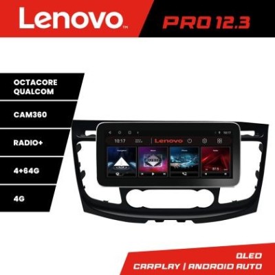 Navigatie Ford Transit 2019- varianta cu ecran de fabrica Lenovo PRO 4+64 12.3 inch qled android 4G DSP gps internet Kit-transit-2019-b CarStore Techn foto