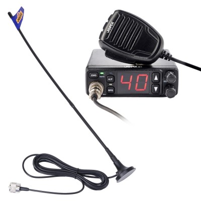 Aproape nou: Kit statie radio CB Jopix AP-7 si antena CB MAG-7 cu magnet inclus foto