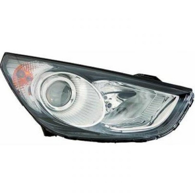 Far Hyundai Ix35 (Lm) 10.2009-08.2013, Dreapta, tip bec H7+H7, reglare electrica, ECE, fara motoras, TYC, 921022Y000, 92102-2Y000 foto