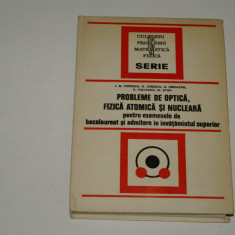 Probleme de optica, fizica atomica si nucleara - Popescu