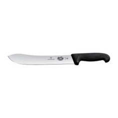 Cutit Macelar Victorinox Butcher Knife, Wide Tip Blade, Fibrox, Lama 25cm, Negru foto