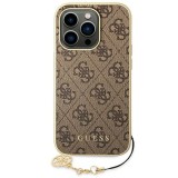 Guess Husa 4G Charms iPhone 14 Pro Maro