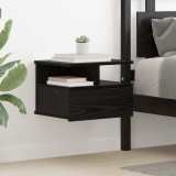 Noptieră suspendată Stejar Negru 40x31x27 cm Lemn prelucrat