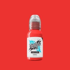 Tusuri Tatuaje - Culori WORLD FAMOUS 30 ml - Coral