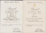 A1604 Lot 2 brevete medalii Paul Diaconescu 1971 1972