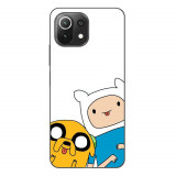 Husa compatibila cu Xiaomi Mi 11 Lite, Mi 11 Lite 5G Silicon Gel Tpu Model Finn and Jake Tongues