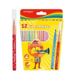 Set 12 carioci cu varf subtire fin,Keyroad