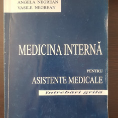 MEDICINA INTERNA PENTRU ASISTENTELE MEDICALE - Negrean