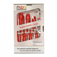 Set surubelnite NWS Solingen \nset 8 surubelnite (4drepte+3cruce+1tester) - 1000V