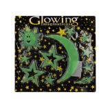 Autocolante Fluorescente de perete, Stele si Luna, ATU-084942, Oem