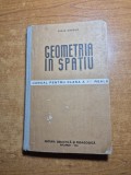 manual de geometrie in spatiu - pentru clasa a 10-a - din anul 1964