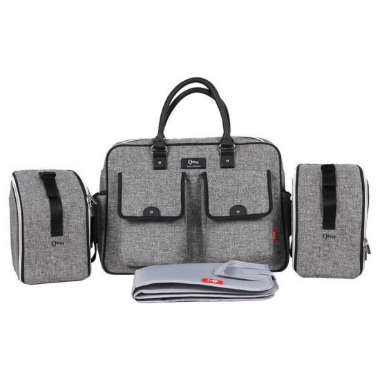 Geanta multifunctionala pentru mamici Qplay Sylvie+ FitLine Training