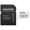 SanDisk - Memory Card High Endurance (SDSQQNR-128G-GN6IA) - with Adapter, MicroSDXC, 128GB, Class 10, Read 100MB/s - White