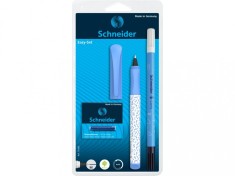 Set Roller Schneider Easy Corry,pic si 6 rezerve cerneala,albastru