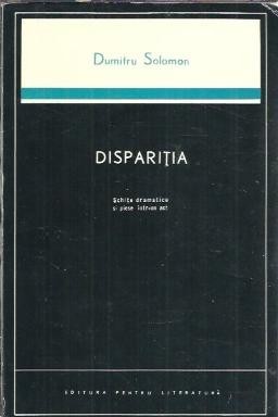 Disparitia - Dumitru Solomon foto