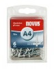 Nituri pop A4 6 mm aluminiu 70 buc Novus STE016060