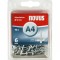 Nituri pop A4 6 mm aluminiu 70 buc Novus STE016060