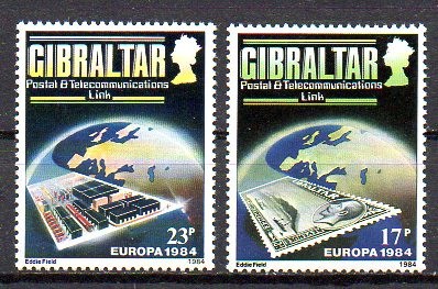 GIBRALTAR 1984, EUROPA CEPT, serie neuzata, MNH foto
