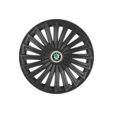 Set 4 capace roti Joy Negru R16 Compatibil Cu Skoda
