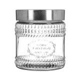 Borcan din sticla cu capac si mesaj, 800 ml, ATU-086014, Oem