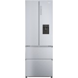 Side by side French Door Haier HFR5720EWMG, 477 l, Total No Frost, Clasa E, Air Surround, Humidity Zone, My Zone, Top Led, Dispenser apa, H 201 cm, Ar