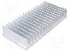 Radiator extrudat, aluminiu, 70mm x 150mm, STONECOLD -
