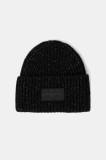 Tommy Jeans pălărie din amestec de l&acirc;nă culoarea negru, AW0AW17984