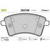 Set placute frana disc Mercedes Citan, Citan Mixto; Renault Kangoo / Grand Kangoo II, Kangoo Be Bop, Kangoo Express, Trafic III, 62.1x131.3x19.3mm,