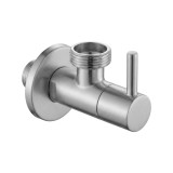 Robinet colțar 1/2" x 3/4" Brush Nickel