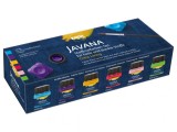 Vopsea pentru textile cu pensula inclusa Javana Color Living Kreul, 6 culori x 20 ml