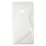 Husa silicon S-case transparenta pentru Nokia Lumia 900