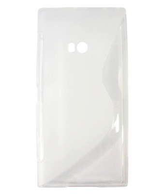 Husa silicon S-case transparenta pentru Nokia Lumia 900 foto