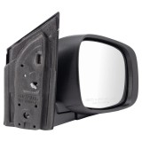 Oglinda usa exterioara Chrysler Town_Country 01.20; Dodge Grand Caravan 09.2010, stanga, manual adjustment; carcasa neagra; sticla plana; sticla