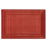 Suport farfurie decorativ de Craciun, dreptunghiular roșu, CMCLASS
