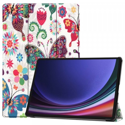 Husa pentru Samsung Galaxy Tab S9 FE / Tab S9 / Tab S10 FE, Techsuit, FoldPro Butterfly, Multicolor foto