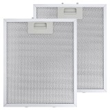 Filtru pentru hotă de aspirare compatibil cu AEG 310&times;250mm 2 bucăți 5 straturi retenție ridicată a uleiului &ndash; Alb