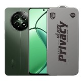 Folie de Protectie pentru Realme 12, TEO, Sticla Securizata ESD Antistatica, Super-X Privacy OG, Margini Negre, 0.30 mm, Transparent Inchis