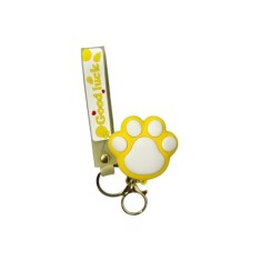 Jucarie labuta, tip breloc, galben-rosu, 7cm