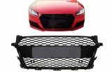 Grila centrala Audi TT FV 8S 2015-2017 RS Design, negru lucios