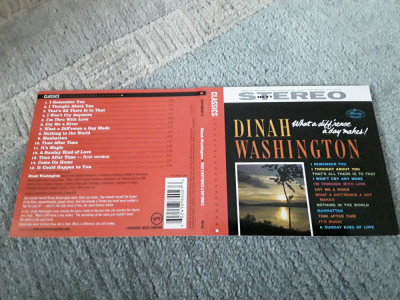 [CDA] Dinah Washington - What A Difference A Day Makes - digipak foto