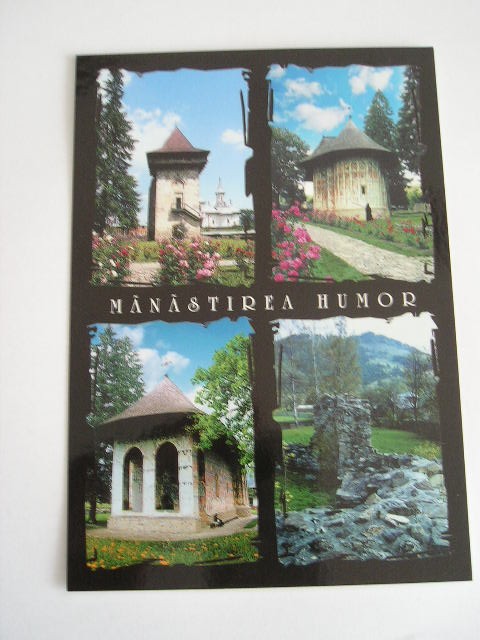 QW25 MS - Carte postala - tematica manastiri - vedere - Manastirea Humor 3