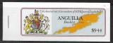 Anguilla 1978 - Aniversare Regina Elisabeta II, carnet filatelic neuzat