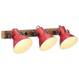 Lampa de perete 25 W, rosu uzat, 65x25 cm, E27