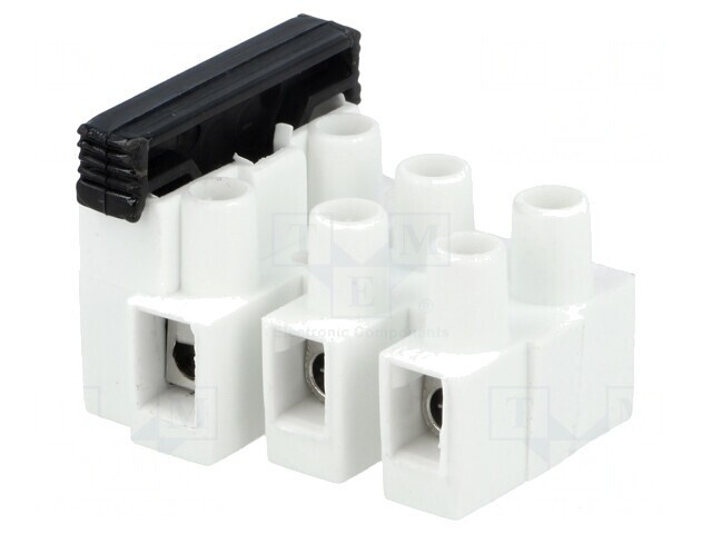 Regletă de Conexiuni cu Şurub 2,5mm2 450V 3 Piste
