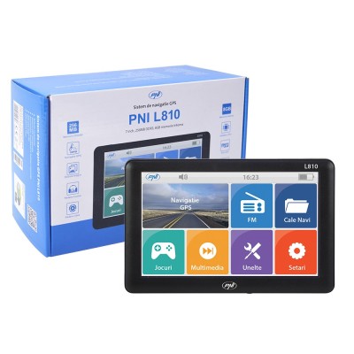 Sistem De Navigatie Gps Pni L810 Ecran 7 Inch, 800 Mhz, 256Mb Ddr, 8Gb Memorie Interna, Fm Transmitter 145031 PNI-L810 foto